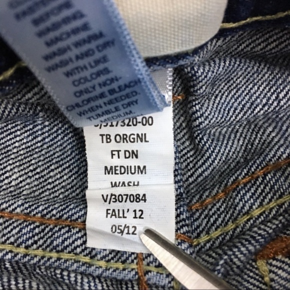 Baby GAP Jeans Original Straight Medium Dark Wash Denim 100% Cotton Size 2T - Picture 7 of 10